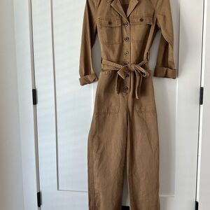 MADEWELL. SUPER CUTE Utility Romper in Keep Khaki. XXS‎